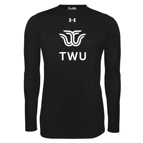  Under Armour Black Long Sleeve Tech Tee - Institutional TWU