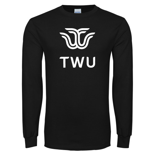  Black Long Sleeve T Shirt - Institutional TWU