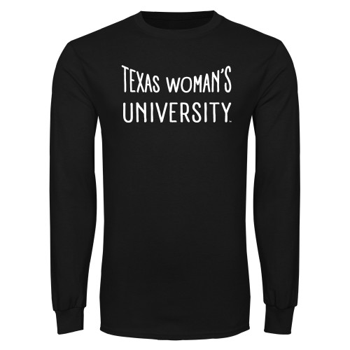  Black Long Sleeve T Shirt - Texas Womans University