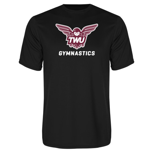  Black Performance Tee - Gymnastics