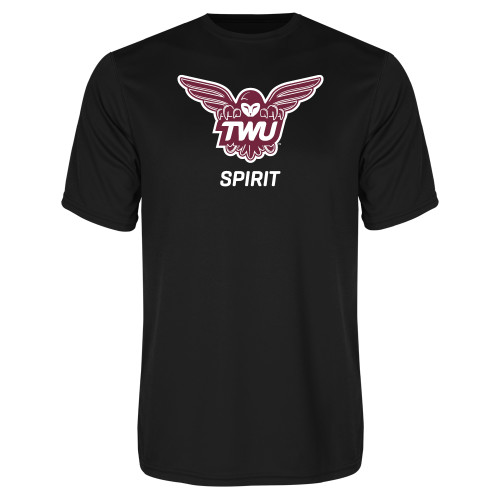  Black Performance Tee - Spirit