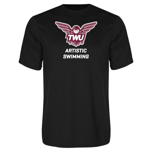  Black Performance Tee - Artistic Swimming