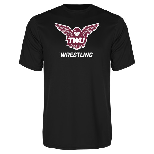  Black Performance Tee - Wrestling