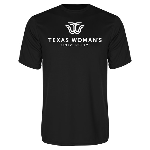  Black Performance Tee - Institutional Logo
