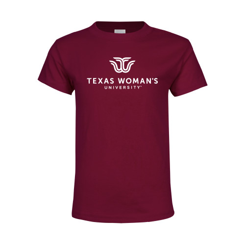  Youth Maroon T Shirt - Institutional Logo