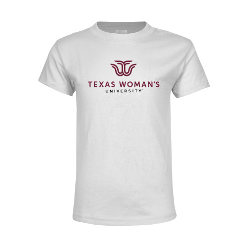  Youth White T Shirt - Institutional Logo