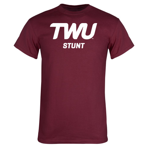  Maroon T Shirt - TWU Stunt