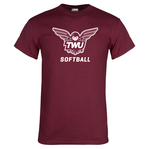  Maroon T Shirt - Softball