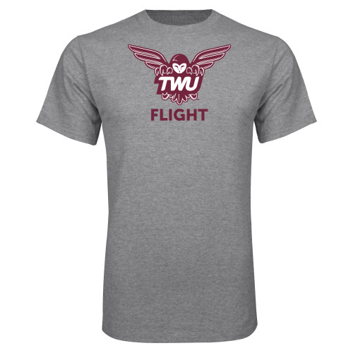  Grey T Shirt - Owl TWU Flight