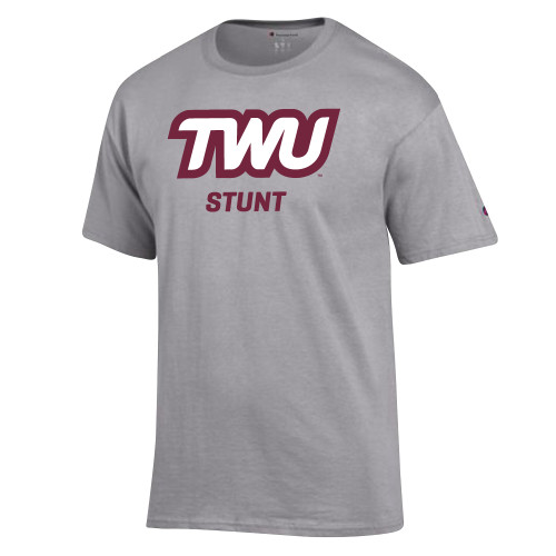  Champion Oxford Grey T Shirt - TWU Stunt