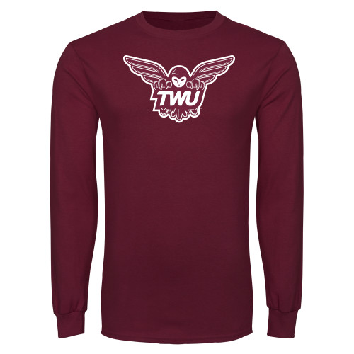 Main Image for  Maroon Long Sleeve T-Shirt