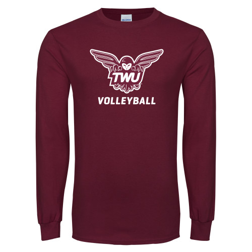 Main Image for  Maroon Long Sleeve T-Shirt