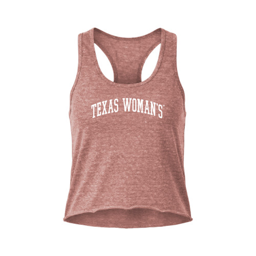  Fall Rush Ladies Maroon Tank - Texas Womans Arched Text