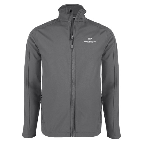  Charcoal Softshell Jacket - Institutional Logo