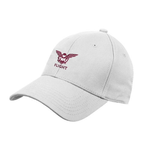  White Structured Adjustable Pro Style Hat - Owl TWU Flight
