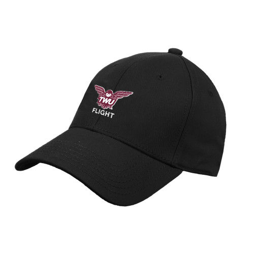  Black Structured Adjustable Pro Style Hat - Owl TWU Flight