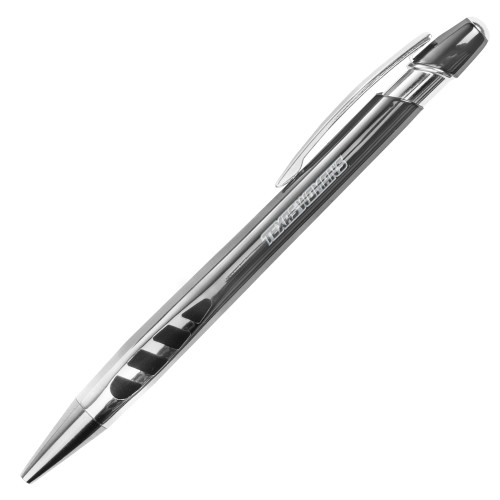  Veneno Metallic Charcoal Pen w/Blue Ink - Texas Womans Typeface Engraved