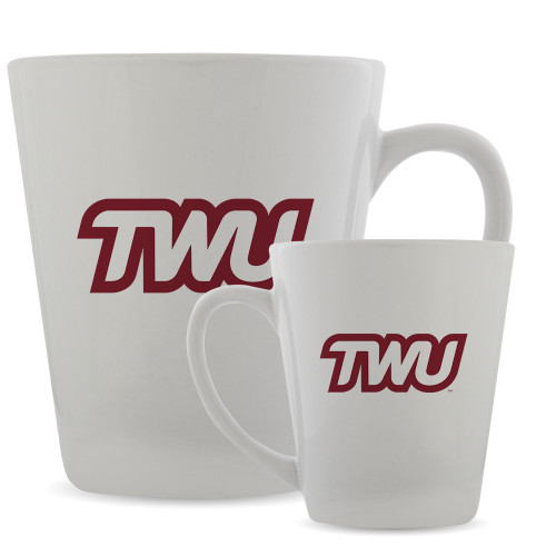  Full Color Latte Mug 12oz - TWU Typeface
