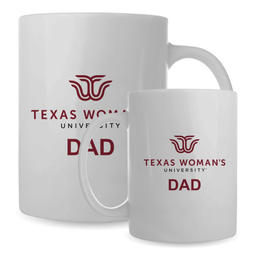  Dad Full Color White Mug 15oz - Dad Institutional Logo