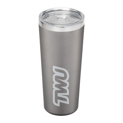  Thor Vacuum Insulated Grey Tumbler 22oz - TWU Typeface Engraved