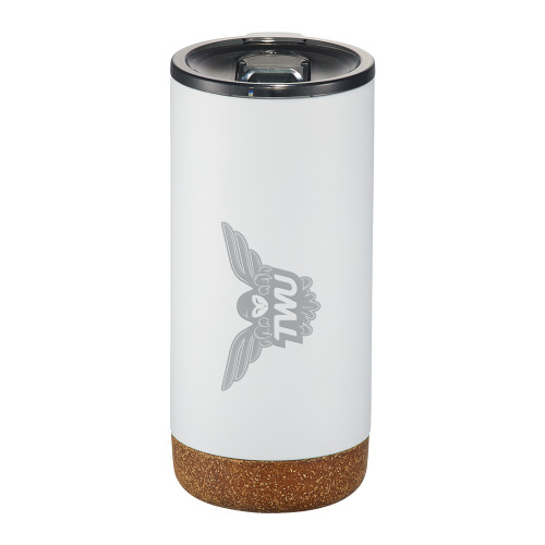  Valhalla Vacuum Insulated White Tumbler 16oz - Owl TWU Engraved