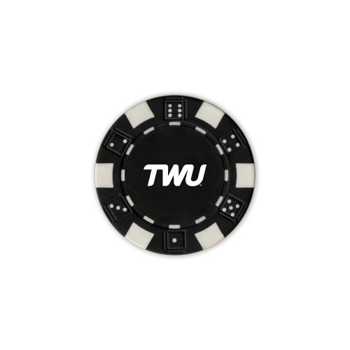  Black Game Chip - TWU Typeface