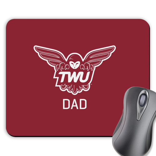  Full Color Mousepad - Dad Owl TWU