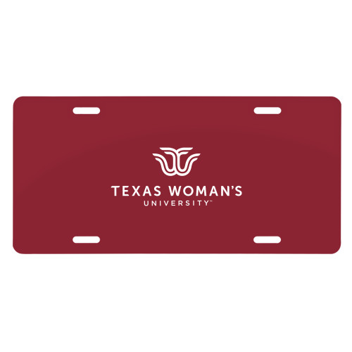  License Plate - Institutional Logo