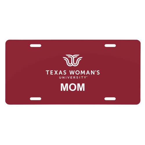  License Plate - Mom Institutional Logo