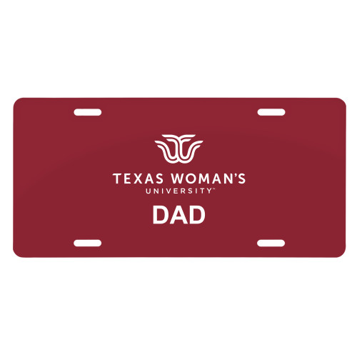  License Plate - Dad Institutional Logo