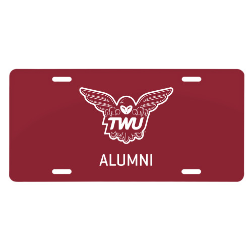  License Plate - Alumni Owl TWU