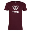 Thumbnail image for  Womens Maroon Short Sleeve Tee