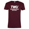 Thumbnail image for  Womens Maroon Short Sleeve Tee