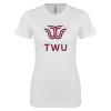 Thumbnail image for  Next Level Womens White Boyfriend Tee