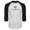 Thumbnail image for  White/Black Raglan Baseball T Shirt