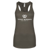 Thumbnail image for  Next Level Womens Charcoal Racerback Tank