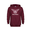Thumbnail image for  Youth Maroon Fleece Hoodie