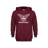 Thumbnail image for  Youth Maroon Fleece Hoodie