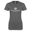 Thumbnail image for  Next Level Womens Charcoal Boyfriend Tee