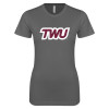 Thumbnail image for  Next Level Womens Charcoal Boyfriend Tee