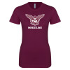 Thumbnail image for  Next Level Womens Maroon Boyfriend Tee