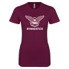 Thumbnail image for  Next Level Womens Maroon Boyfriend Tee