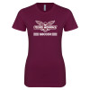 Thumbnail image for  Next Level Womens Maroon Boyfriend Tee