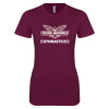 Thumbnail image for  Next Level Womens Maroon Boyfriend Tee