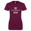 Thumbnail image for  Next Level Womens Maroon Boyfriend Tee