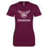 Thumbnail image for  Next Level Womens Maroon Boyfriend Tee
