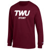 Thumbnail image for  Champion Maroon Long Sleeve T Shirt