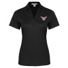 Thumbnail image for  Womens Black Performance Fine Jacquard Polo