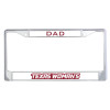 Thumbnail image for  Dad Metal License Plate Frame in Chrome