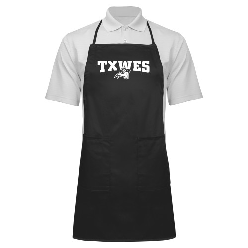  Full Length Black Apron - Secondary Mark